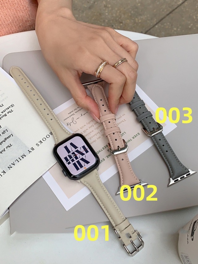 44mm Apple Watch クリア＋シルバー カバーバンド ベルト Apple Watch  