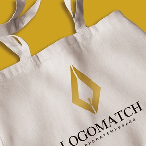 プロフェッショナルな万年筆のロゴ