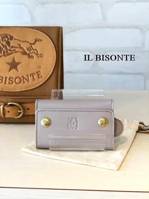 【AW限定カラー】IL BISONTE(イルビゾンテ)/6連キーケース/9290(ペールアイリス)