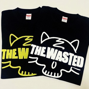 【THE WASTED】 Skull Cat Logo T-shirt