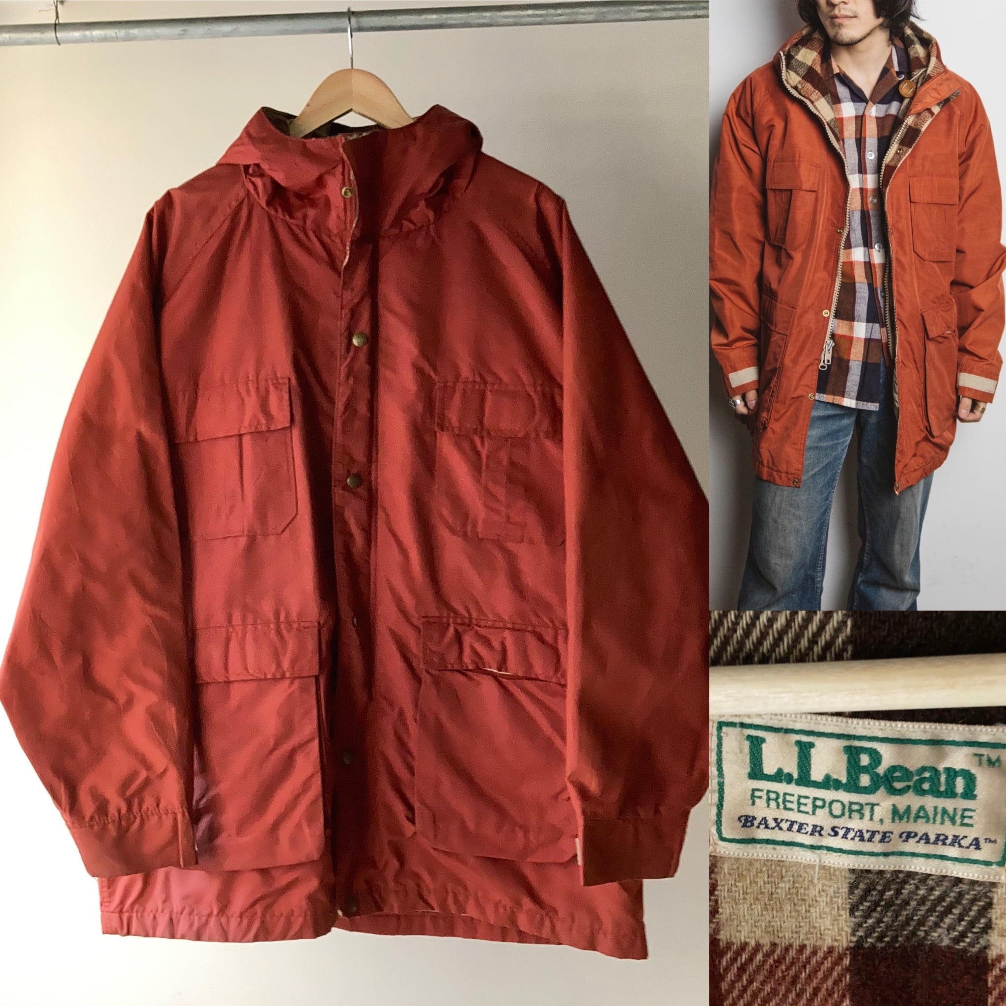 80s L.L.Bean マウンテンパーカー BAXTER STATE パーカー