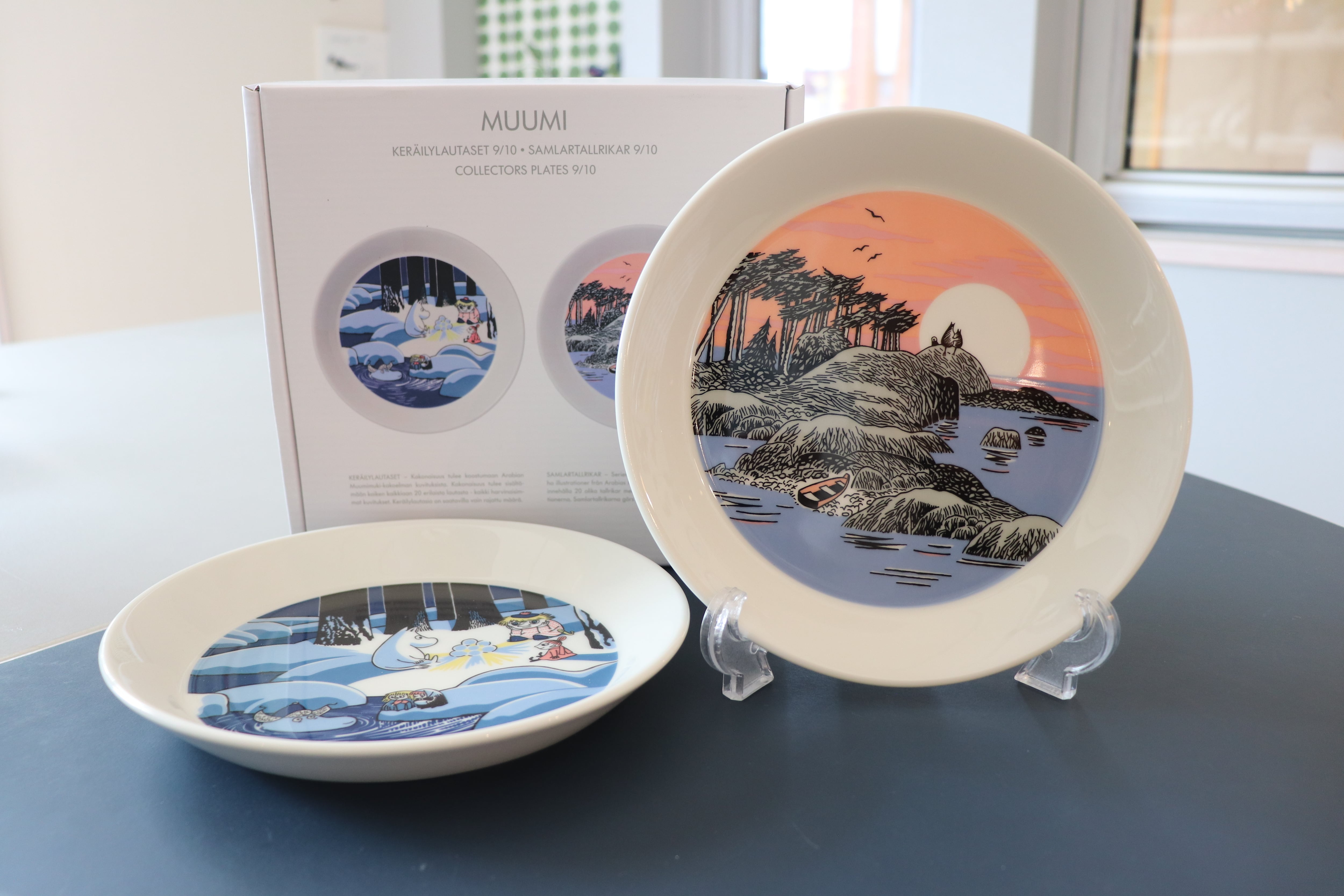 ARABIA/アラビア ムーミン コレクターズ プレートセット スノーランタン& マザーアンドサン