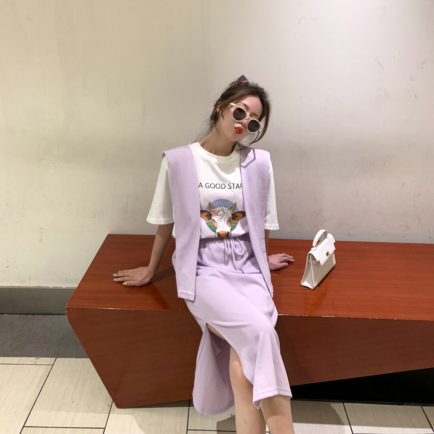 スプリングTシャツ スカート ストリート 大人ガーリー スウィート キュート カジュアル 春物 6Du_Shop_Women38657320015