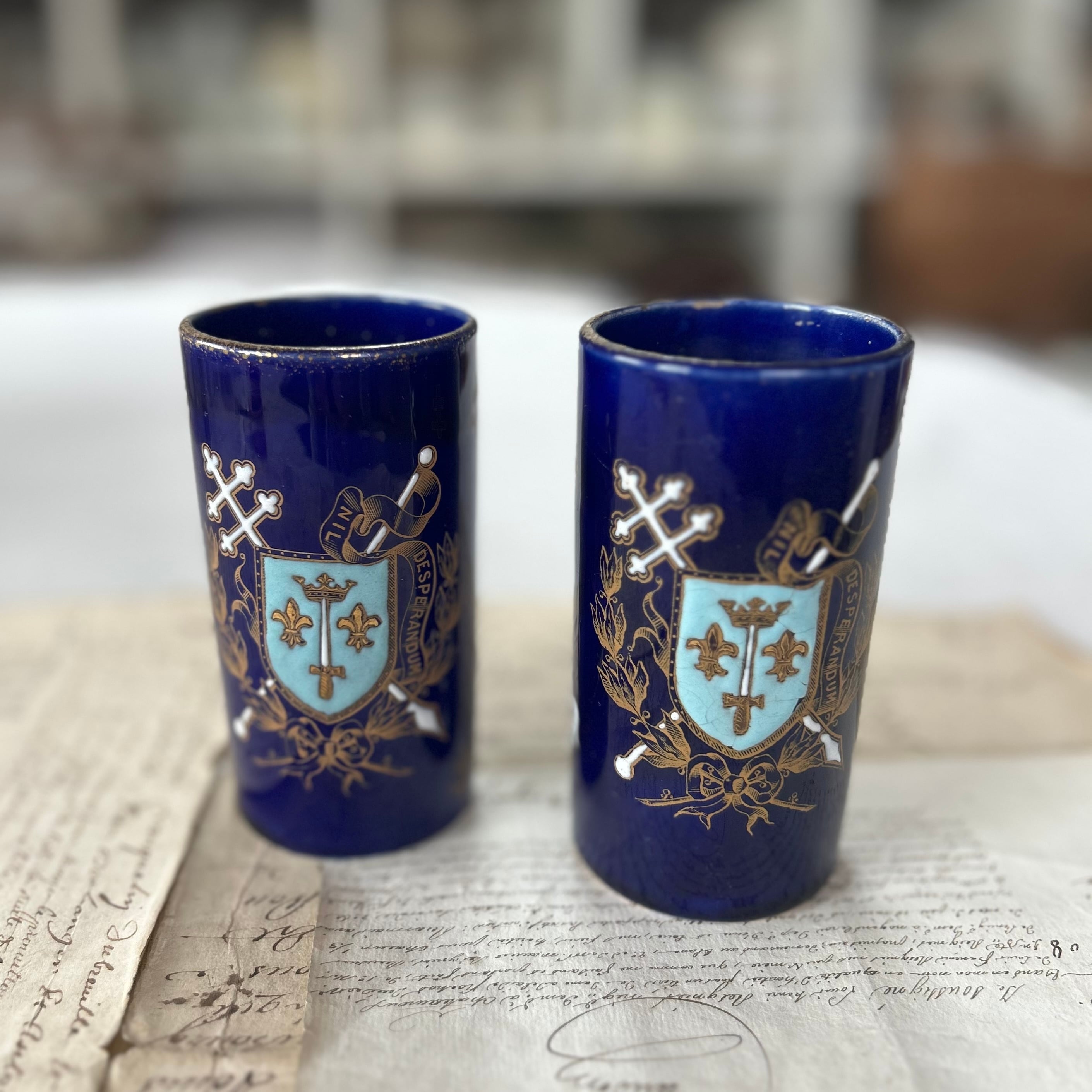 フランスアンティーク】 レア K&G LUNEVILLE （リュネヴィル）ロレーヌ