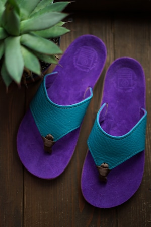 THE SANDALMAN VOLT別注 " 501 Turquoise×Purple Suede "