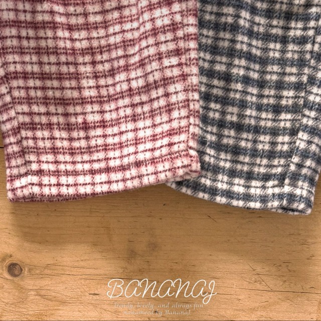 《予約》BANANA J ¨ cozy check pants
