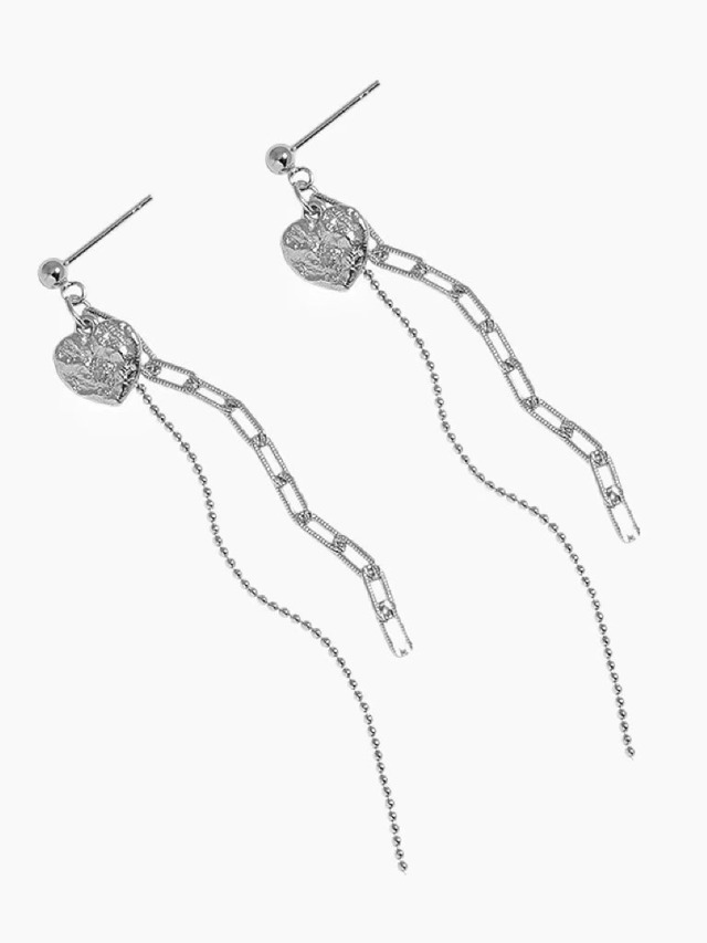 【With the Wind】Earrings 丨Silver925丨K18 Plating