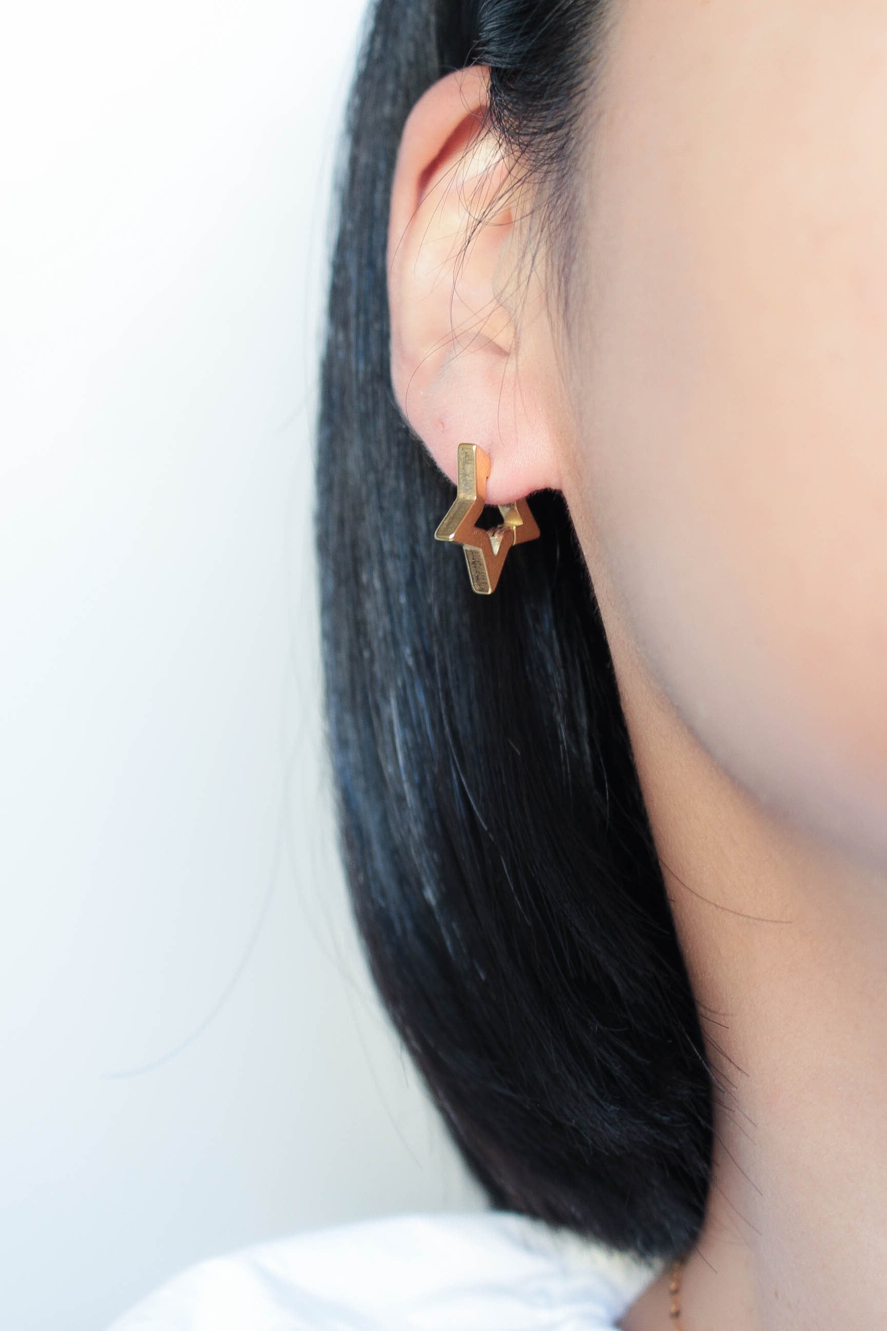 Etoile Hoop Pierce | ebine(エビネ)|金属アレルギー対応アクセサリー