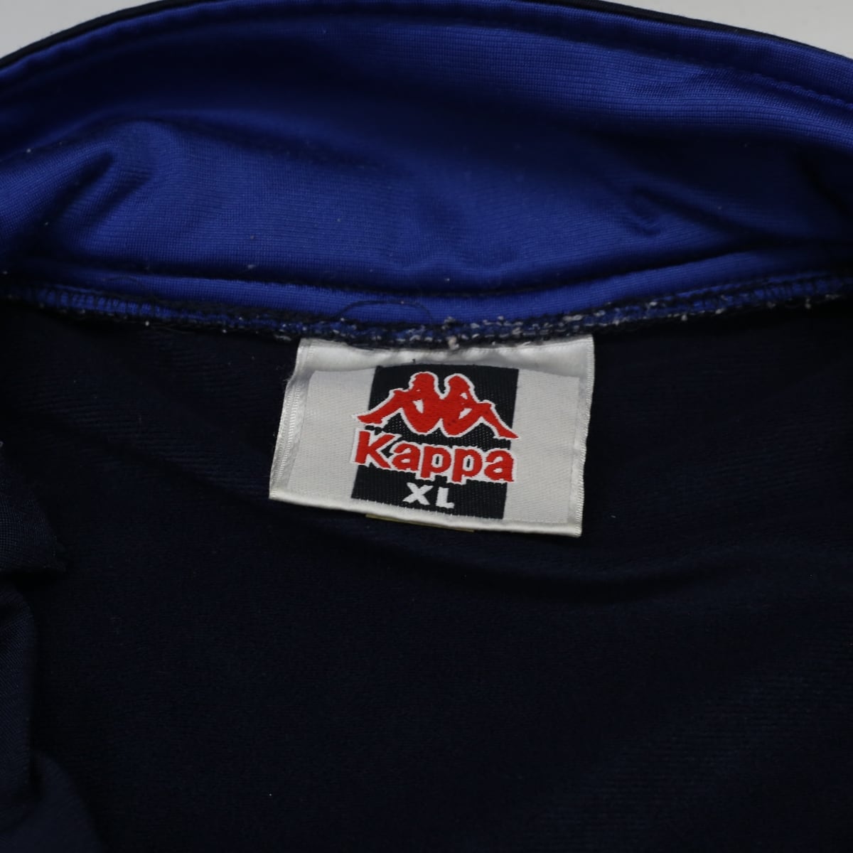 90's kappa ポルトガル製 刺繍スウェット 紺 長袖  3403