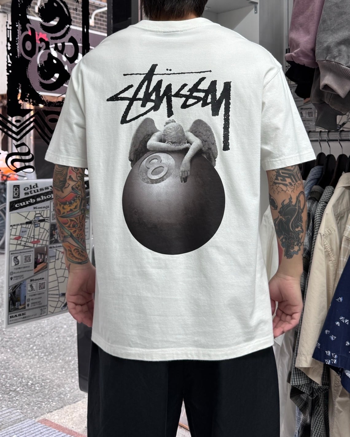 old stussy 90s 00s フォト NEXUSVII NAS Tシャツ Nas x NexusVII x