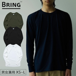 BRING(ブリング) DRYCOTTONY Long sleeve T-shirt ロングスリーブ Tシャツ 長袖 ロンT ユニセックス アウトドア 用品 キャンプ グッズ