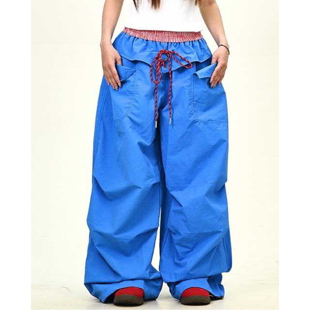 frill collar loose pants　フリルカラールーズパンツ　J1064