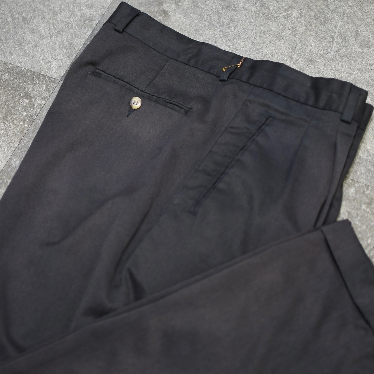BUGLE BOY rayon blend fade 2tuck slacks