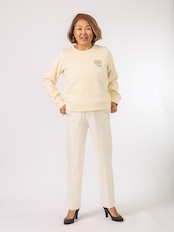 BEATRICE(スパンコール&ビーズモチーフTシャツ)