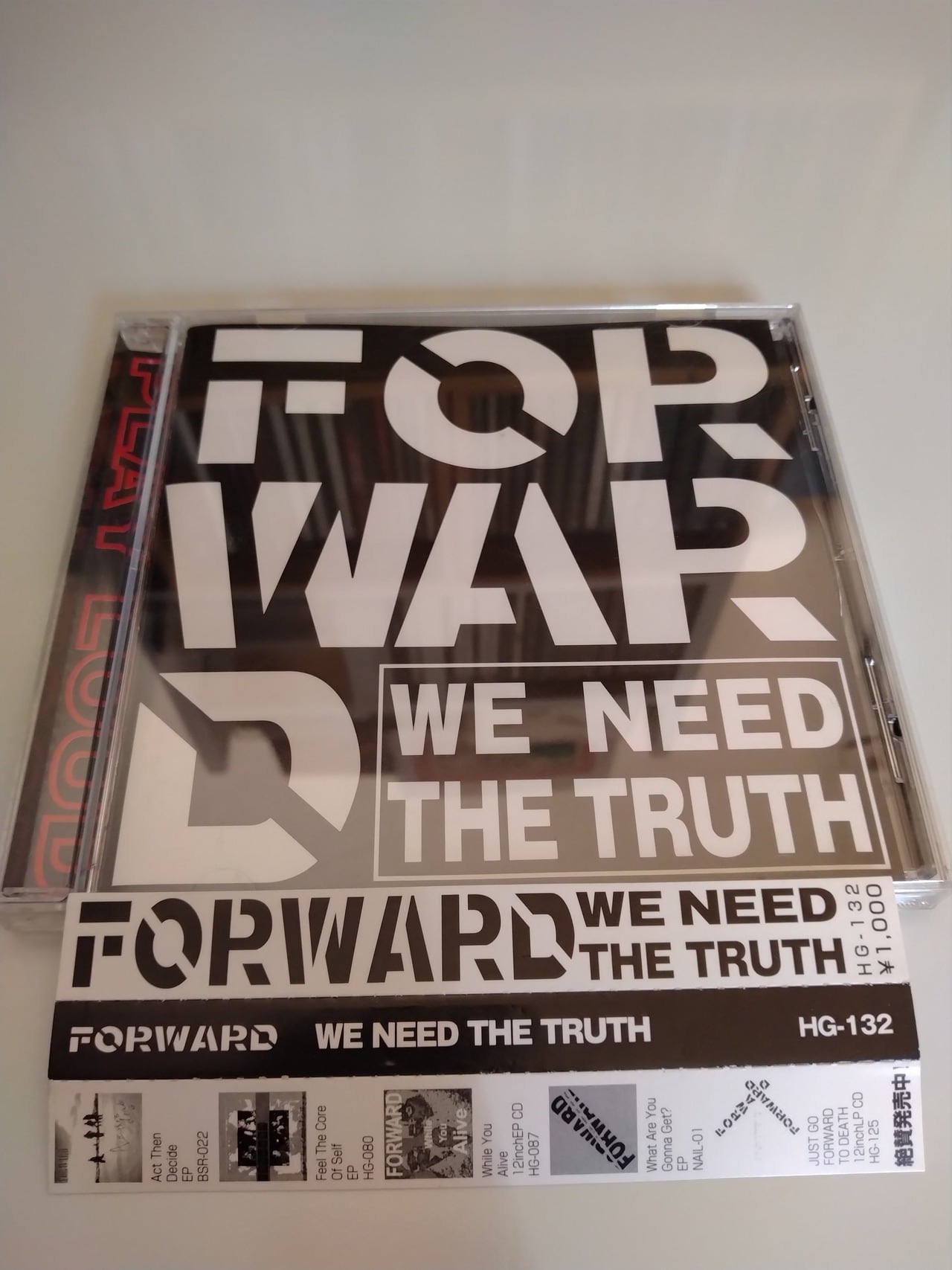 FORWARD/WE NEED THE TRUTH | RECORD SHOP CONQUEST/レコードショップ