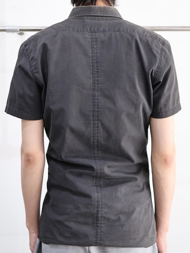 【RAF SIMONS】fade half sleeve shirt