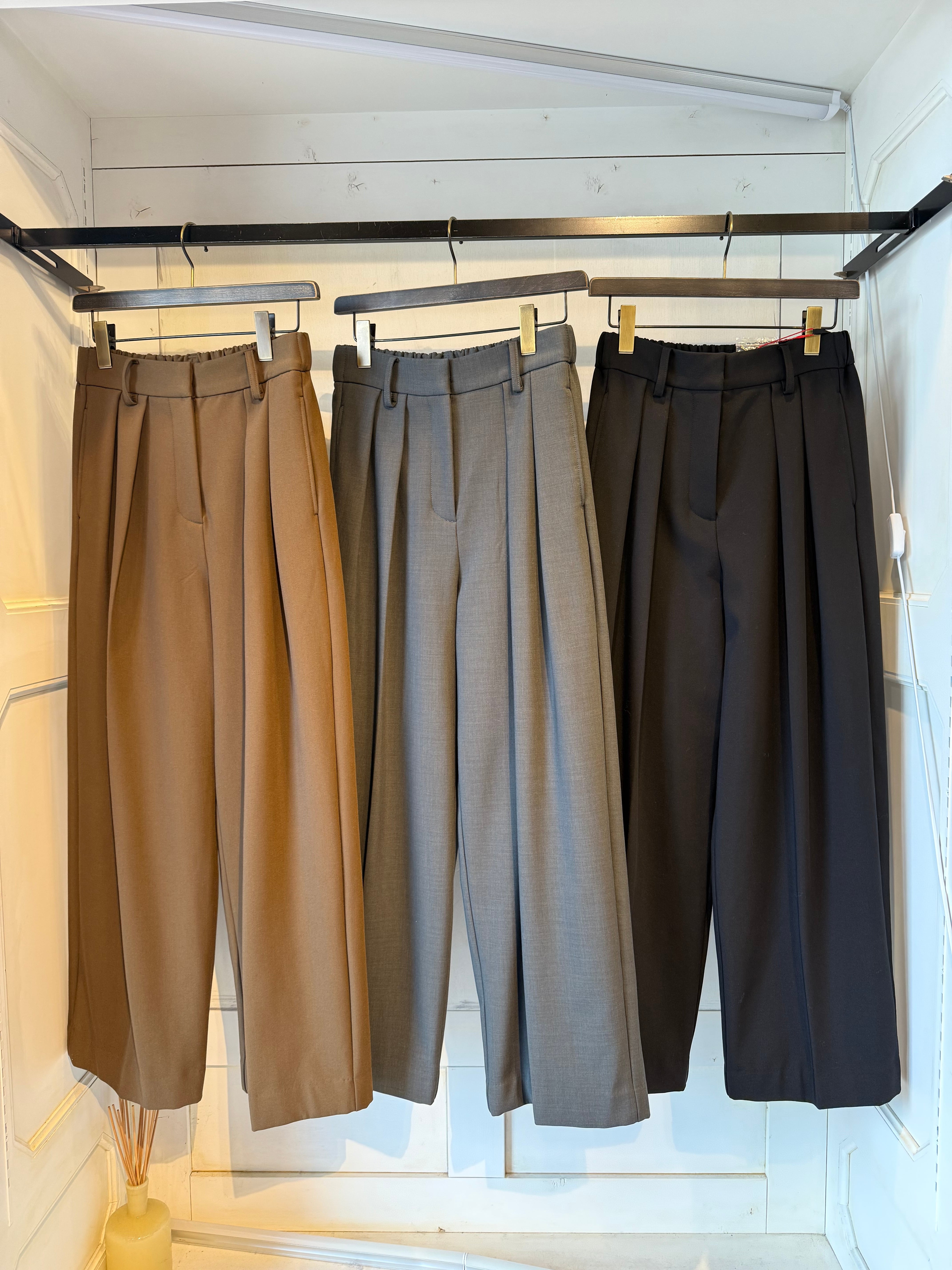 50s rayon gabardine slacks sun fade | Pay ID