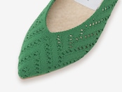 pointed-CROCHE / GREEN
