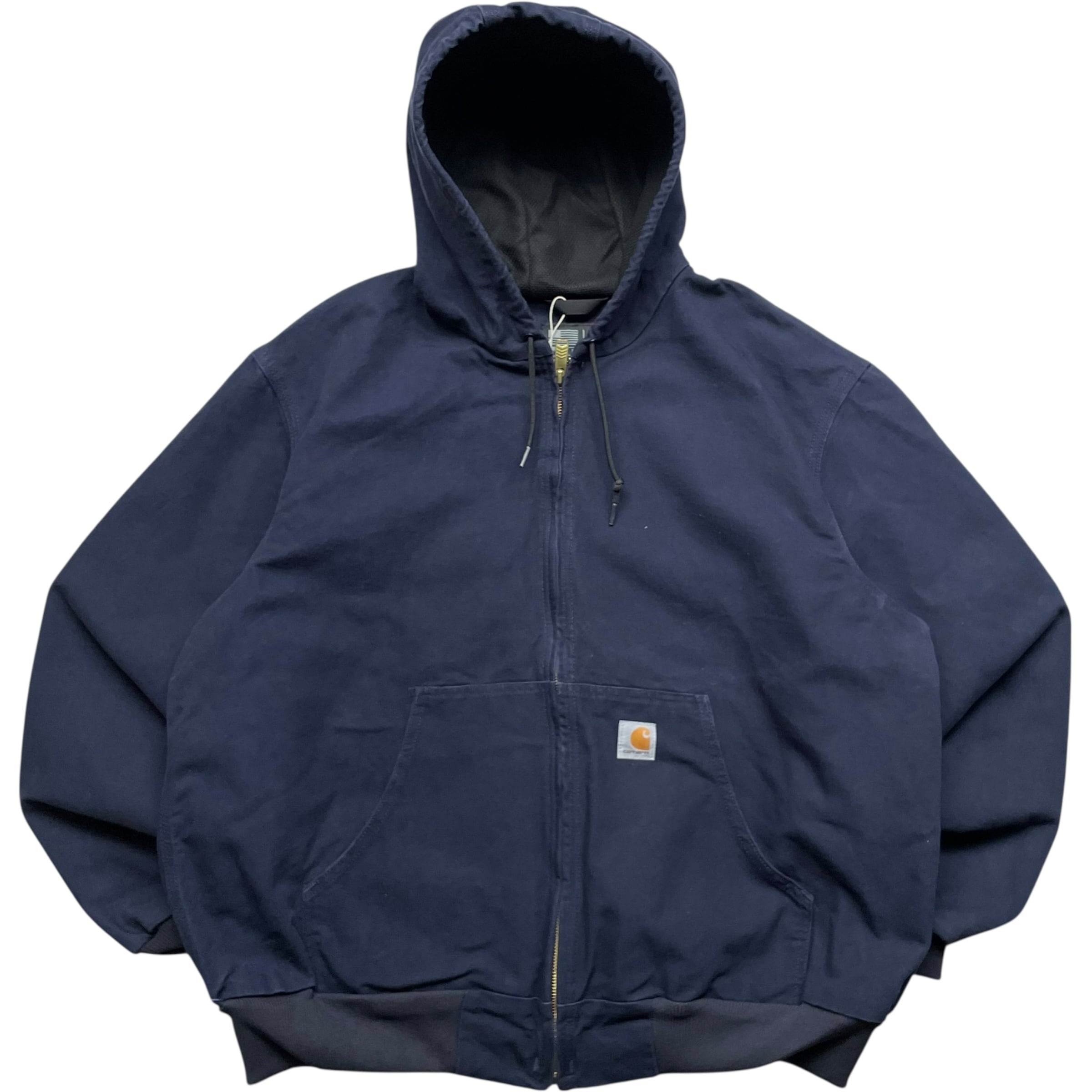 希少2XL Carhartt アクティブジャケット MOS 雰囲気抜群 フェード