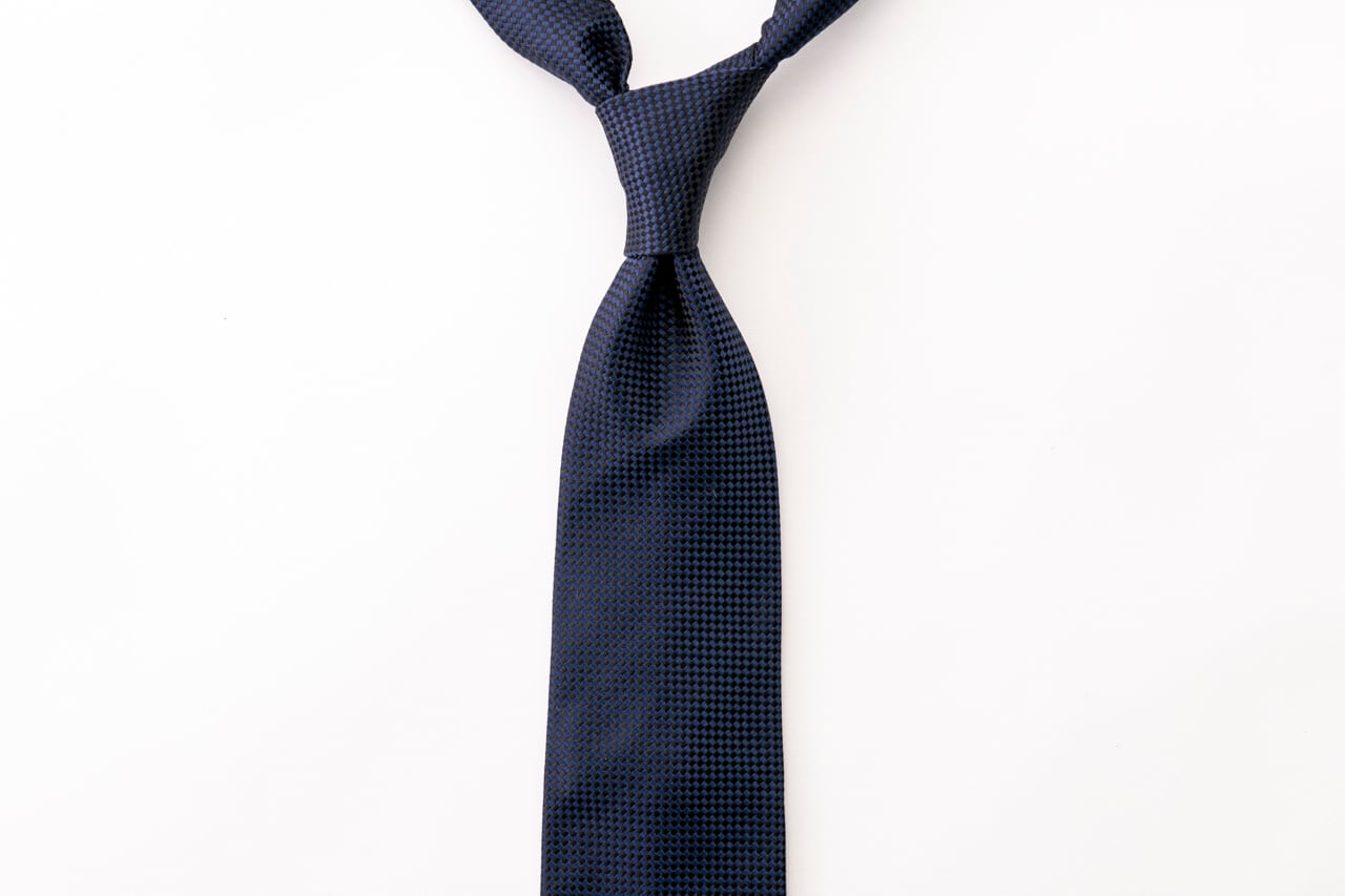 ミニバスケット柄ソリッド NAVY