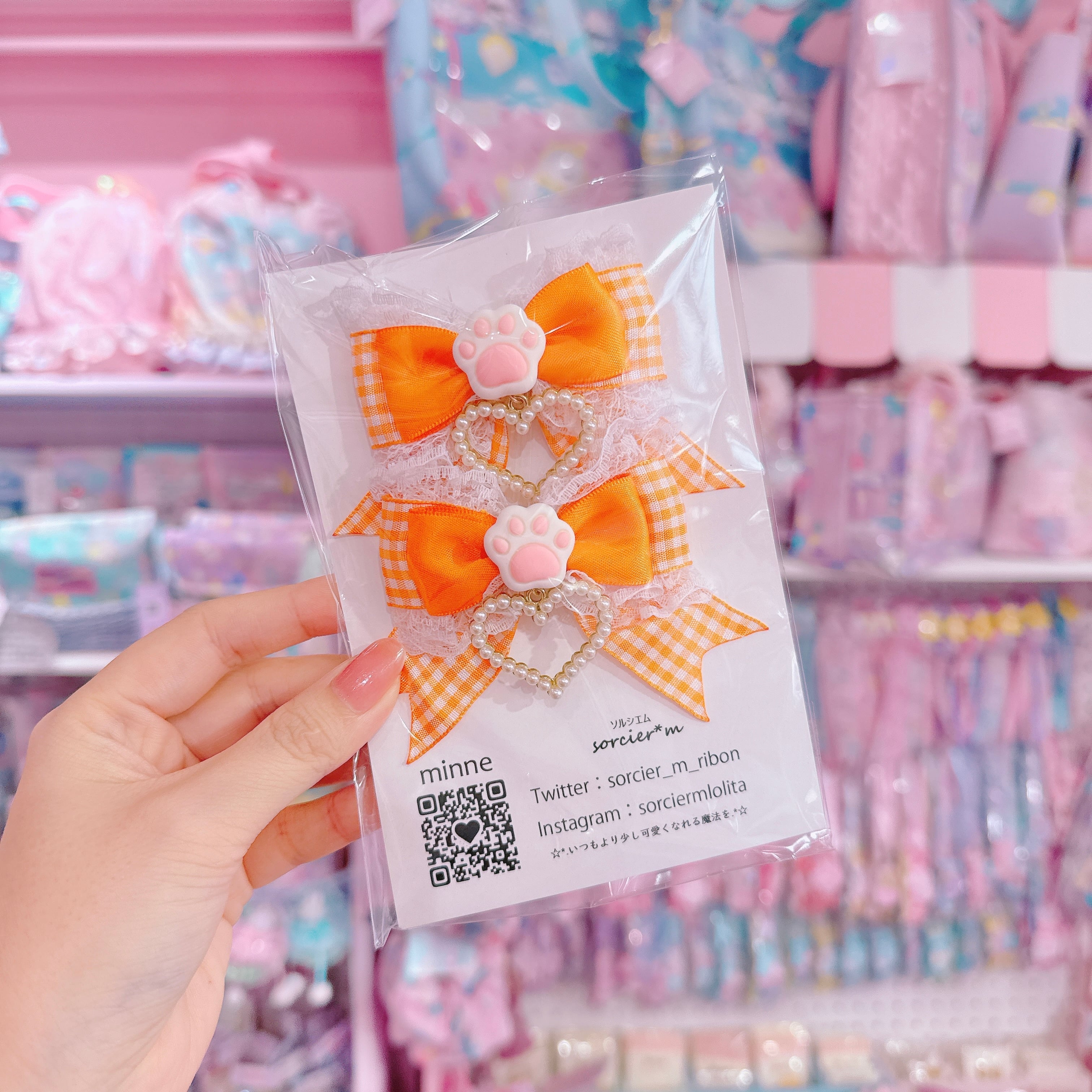 【E10】8-12ツインヘアクリップ