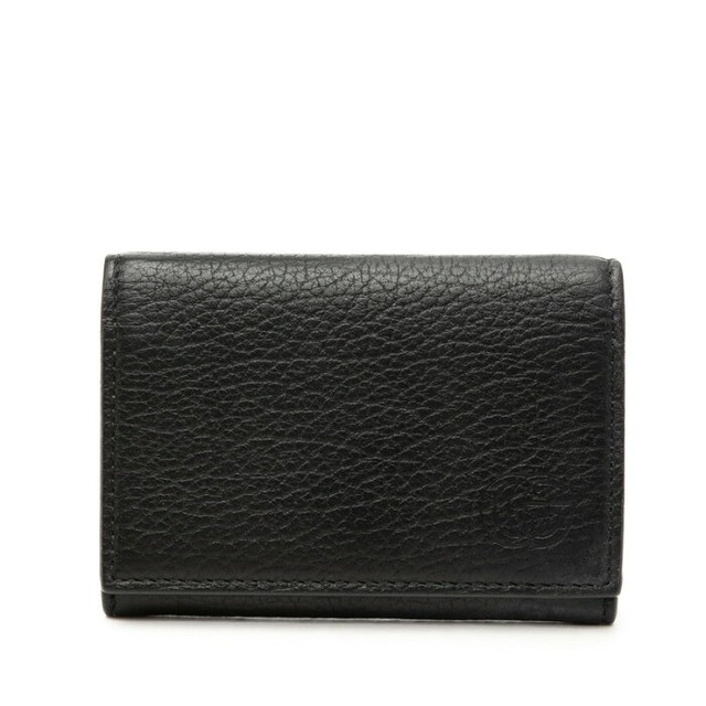 グッチ GGマーモント カードケース 名刺入れ 795335 ブラック レザー レディース GUCCI 【中古】