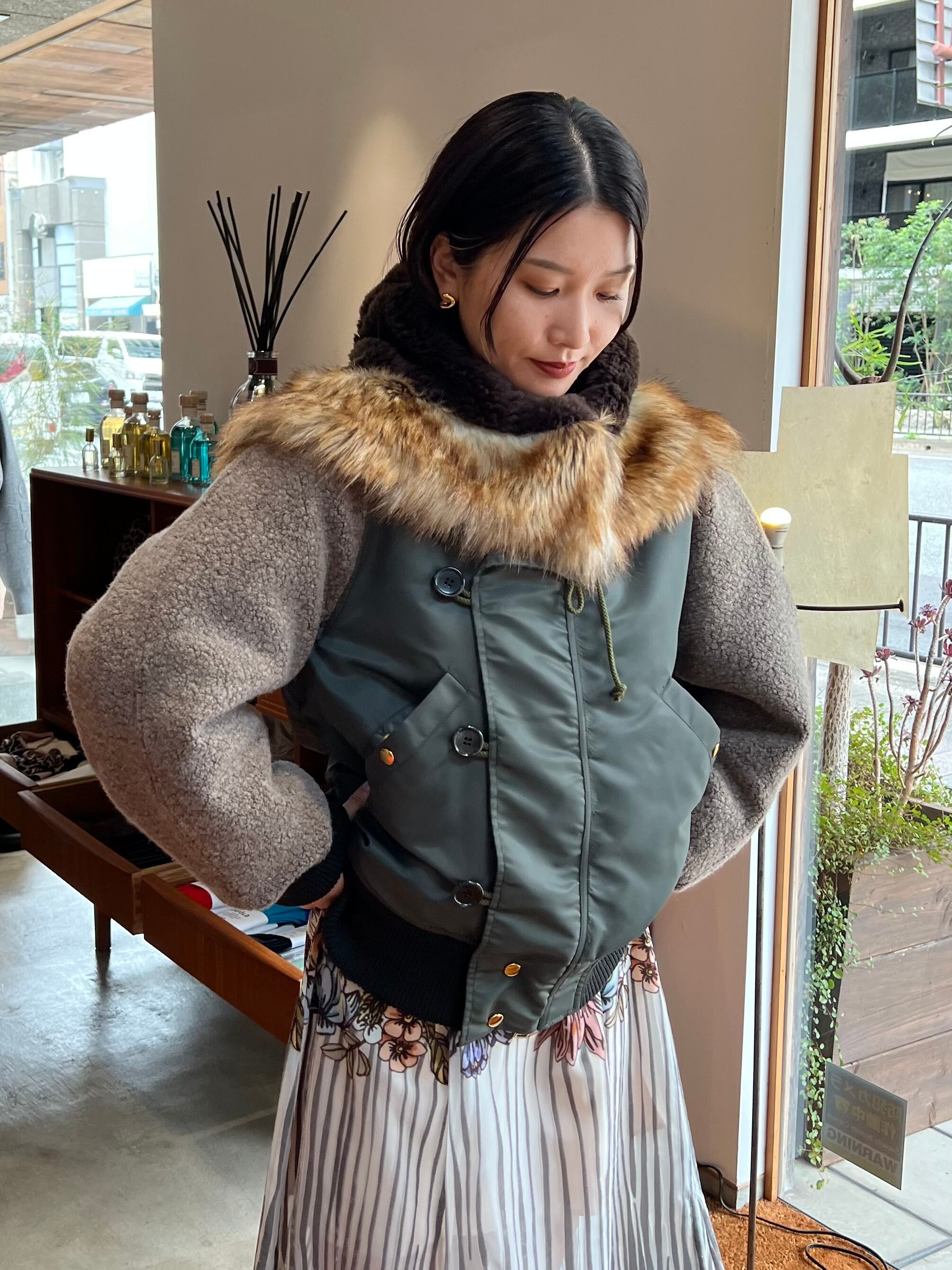 FUMIE TANAKA フミエタナカ / NYLON N2B BLOUSON | TRENTオンライン 