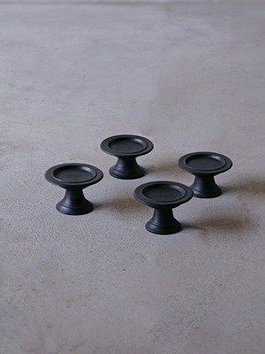 木杯　黒  ４個set 【込】