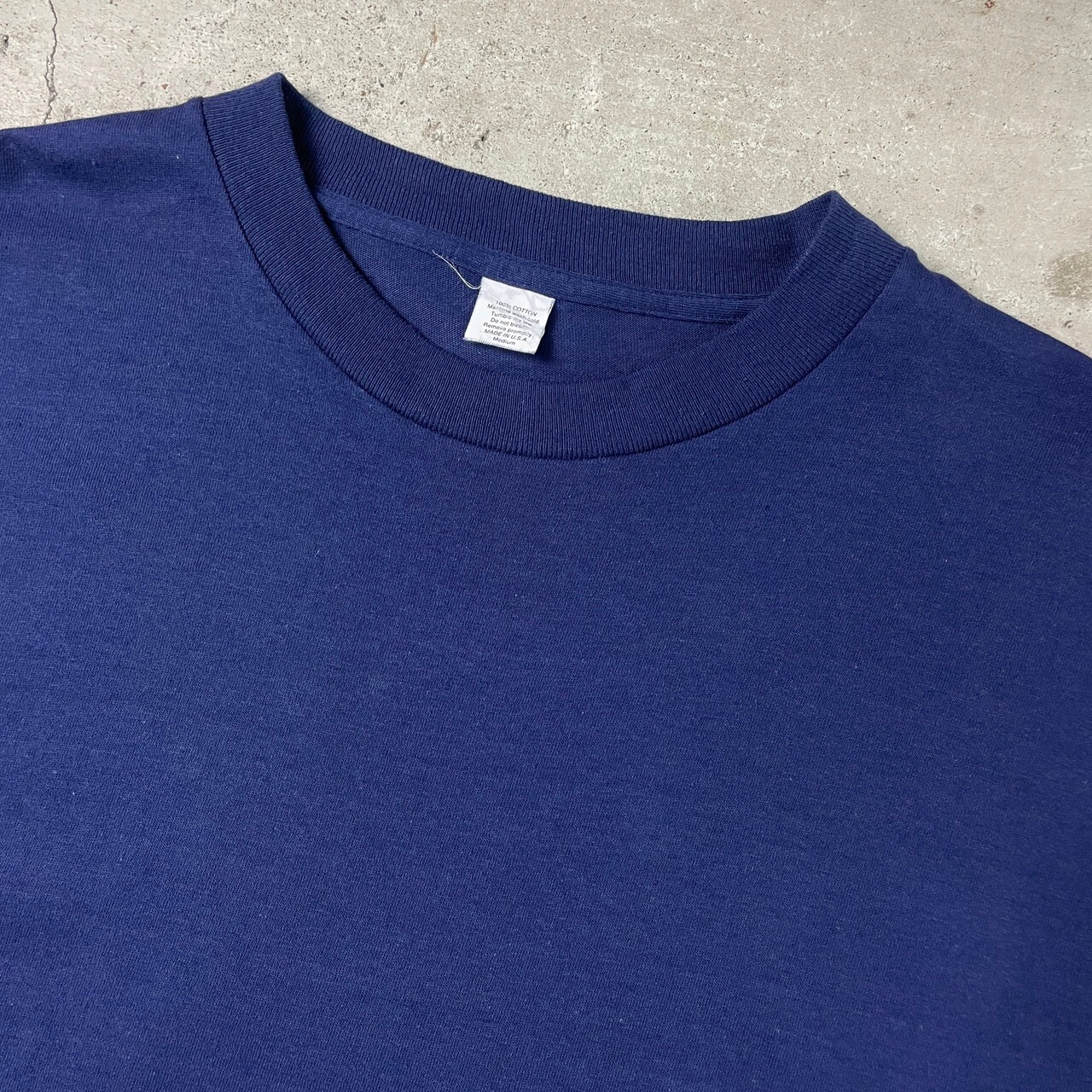 90年代 USA製 シングルステッチ 無地 ブランクTシャツ メンズM 古着 