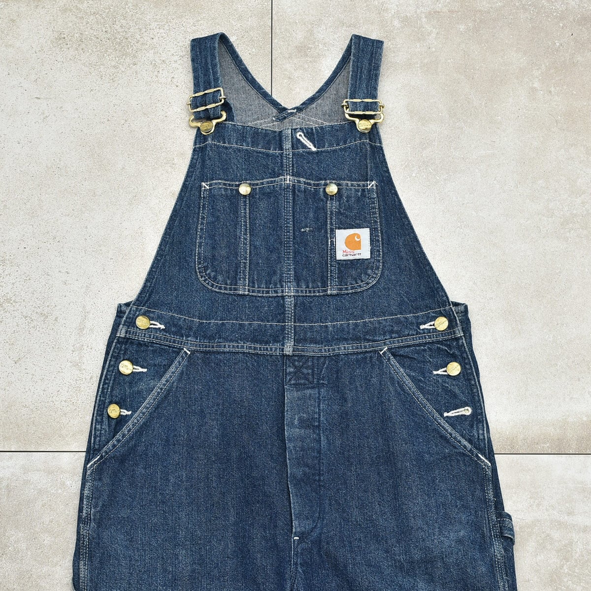 Miss carhartt denim overall | 古着屋 grin days memory 【公式】古着