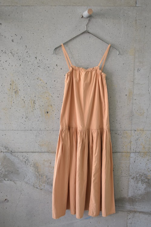 Orange-beige camisole dress