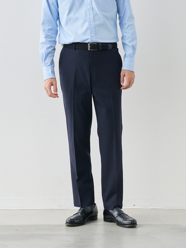 テクニカル・ウール 4way ストレッチパンツ/ウォッシャブル/ネイビー