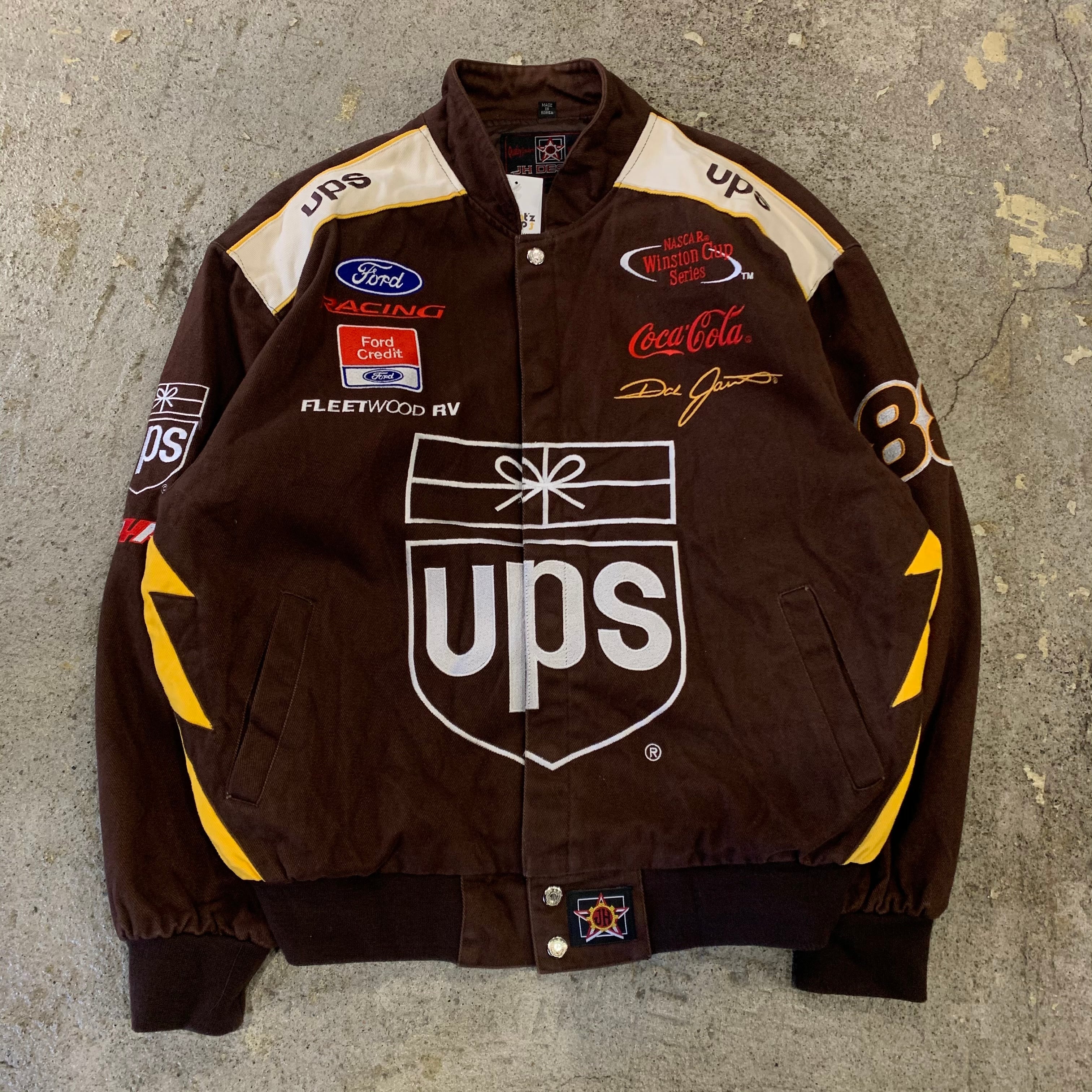 ビンテージ UPS Racing jacket（ほぼ新品）アメリカ購入品 M身幅52cm