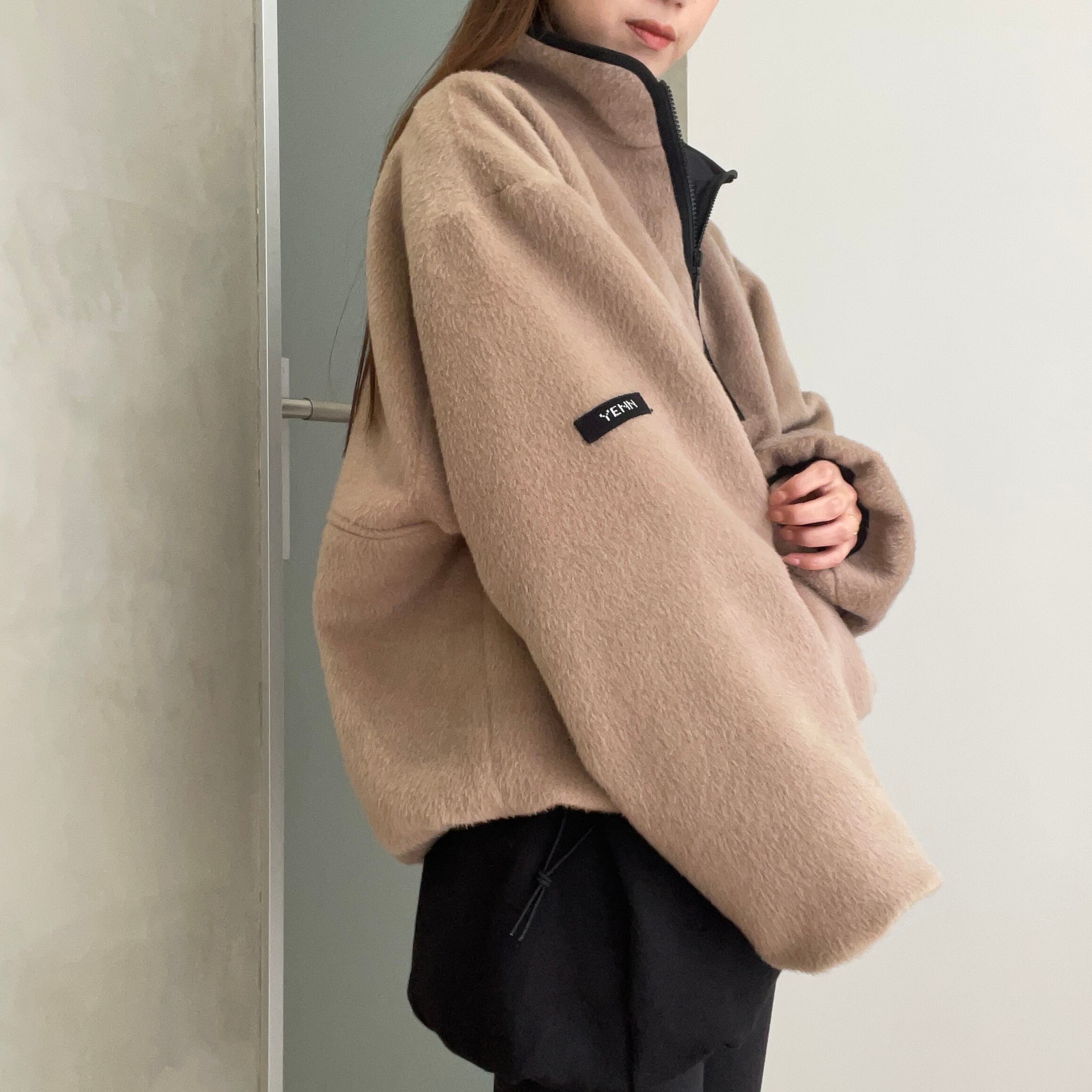 予約商品】YENN/シャギーハーフジップジャケット | 20ｰtwentyｰ