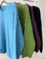 【新作5％OFF・3日間】Over-fit Huwa-Huwa Knit_6colors