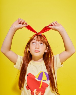 Wynken/Bon Bon Tee - Lemon Yellow Dog