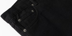 FRKM SCD 26AW ワックスコーティング 立体ストラップ ストレートデニム