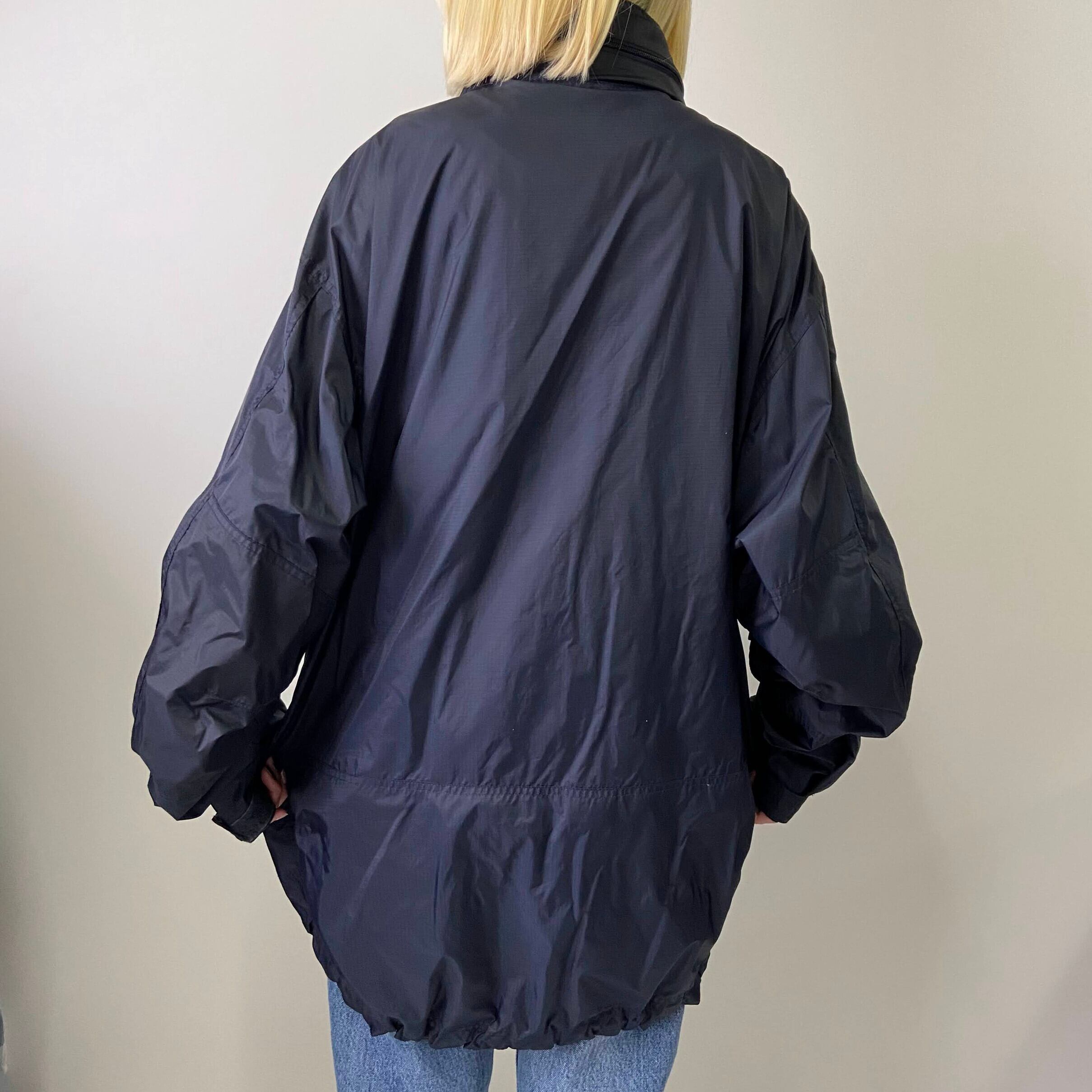 00年代 OLD GAP オールドギャップ 無地 フード収納型 ナイロン 