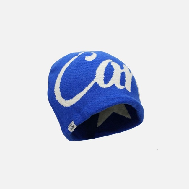 ビッグレタリングニットビーニー 6col   R00932