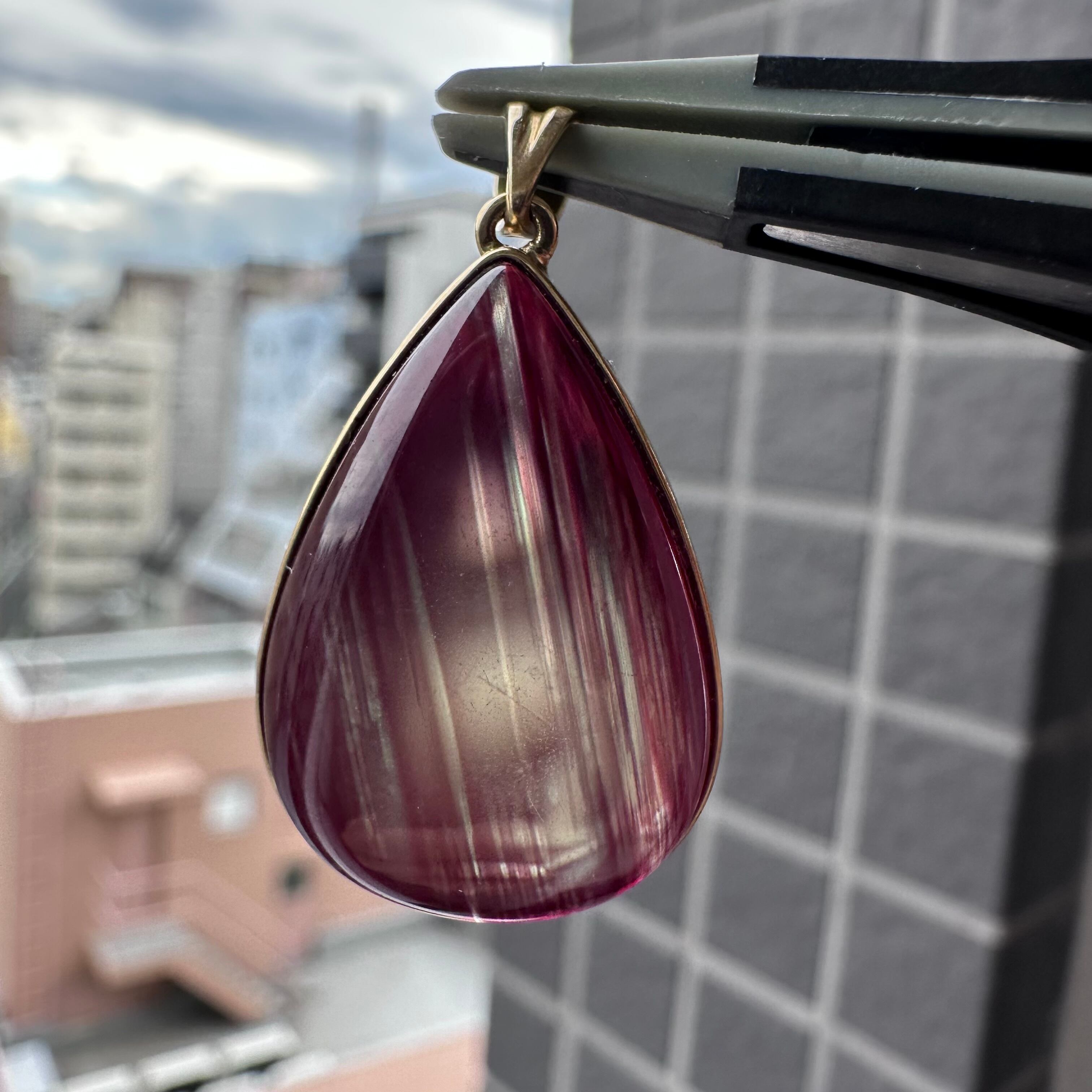 no.5・アンデシン・k18・ペンダントトップ