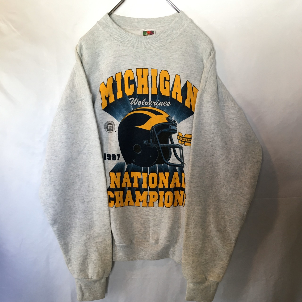 US輸入】希少 90s スウェット ミシガンウルヴァリンズ NFL トレーナー 