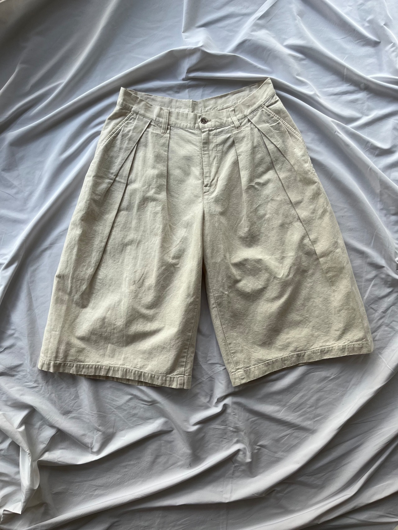 Linen baggy shorts - 3