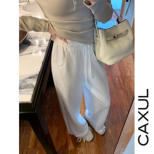 Modal Blend Jersey Wide Pants