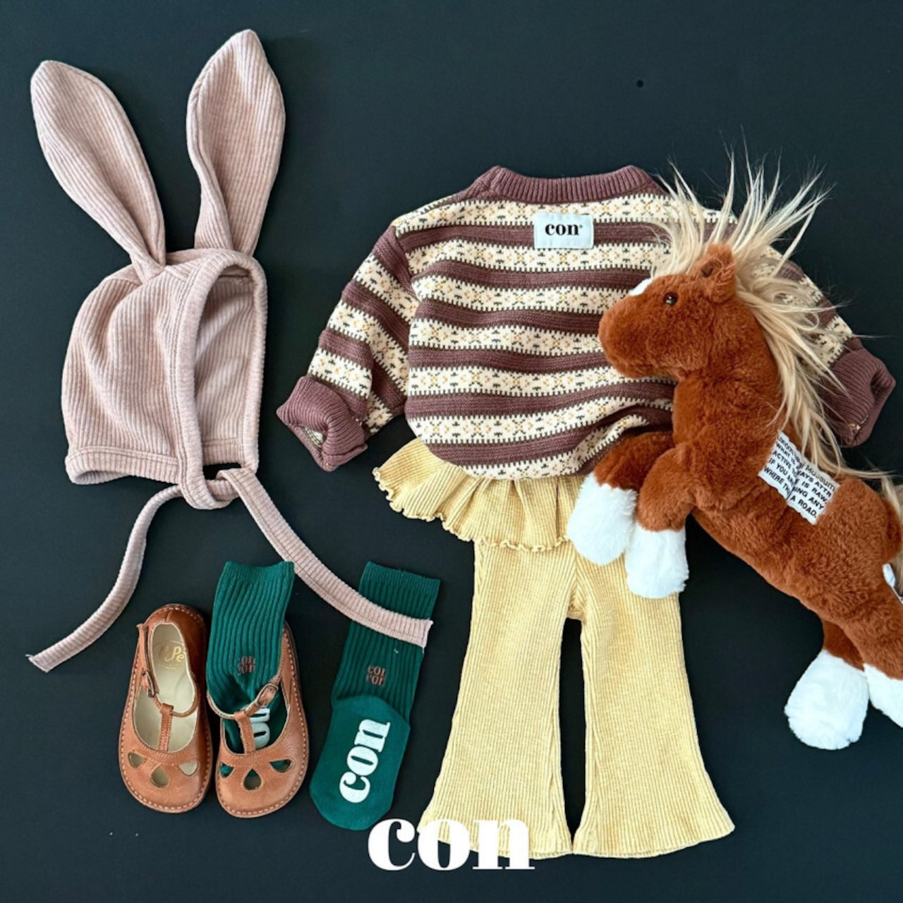 韓国子供服 / 26Autumn / CON / ノルディックセーター / キッズ / 秋服 *1~4*