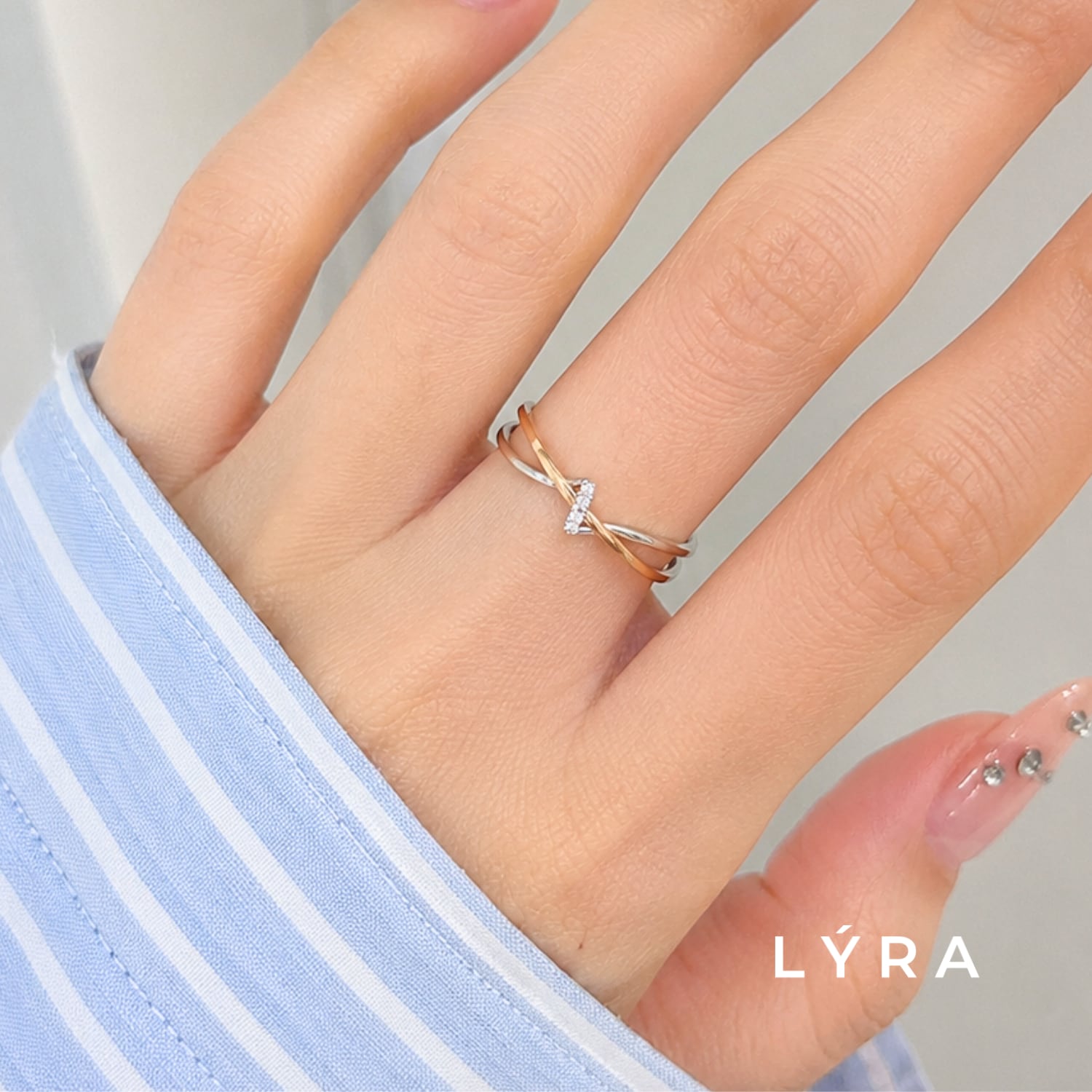 ツイストパヴェリング | LYRA（ライラ） | 金属アレルギー対応アクセサリー