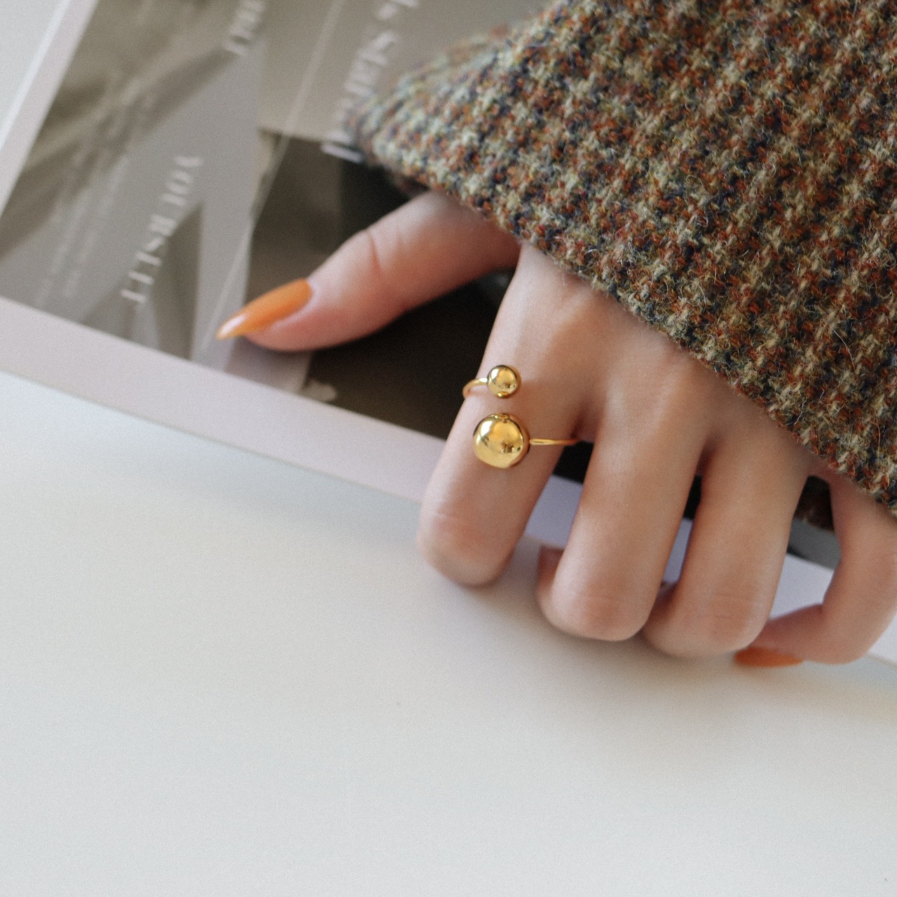 stainless ball ring SR242