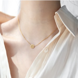 ミニマルラウンドモチーフ ネックレス G1175