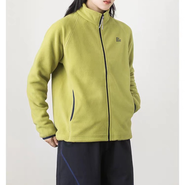 ライトフリース ジップアップジャケット