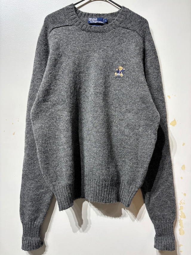 （KN632）Polo Ralph Lauren polo bear wool knit