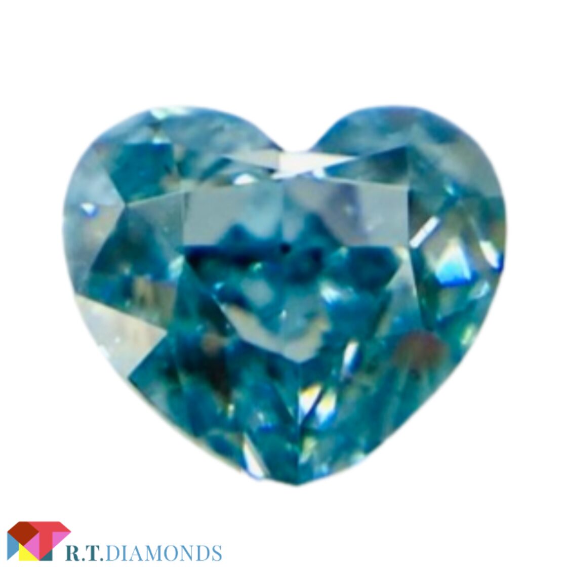 FANCY VIVID BLUE GREEN 0.25ct HS/RT1187/GIA | Pay ID